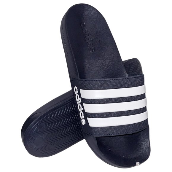 NWT ADIDAS MSRP$44.99 ADILETTE SHOWER AUTHENTIC UNISEX SLIP ON SLIDES SANDALS main image 5